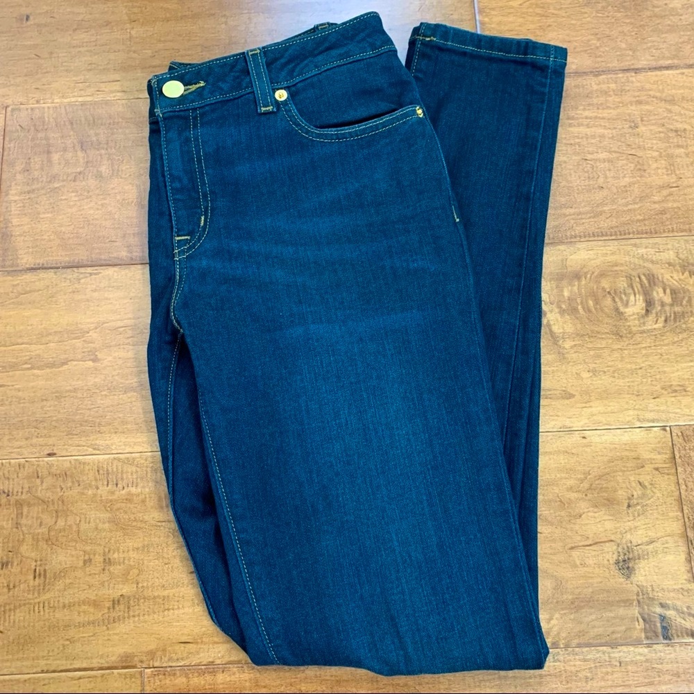 Michael Kors Dark Wash Izzy Skinny Midrise Jeans - Size 8 (EUC)